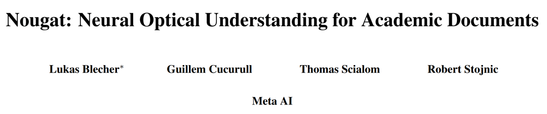 图片[4]-葫芦娃AI-一起学AI学术大模型Nougat开源，写论文的科研利器！OCR帮你提取数学公式！-葫芦娃AI-一起学AI葫芦娃AI